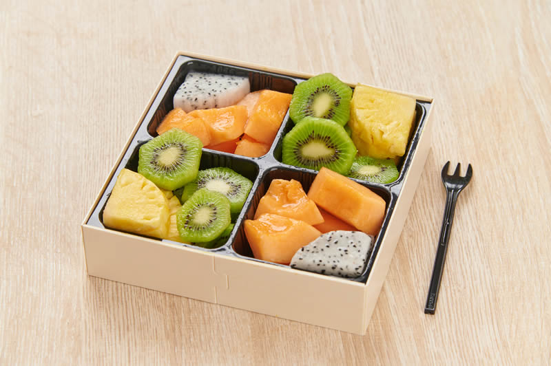 綠之果物現切水果餐盒實作現場二